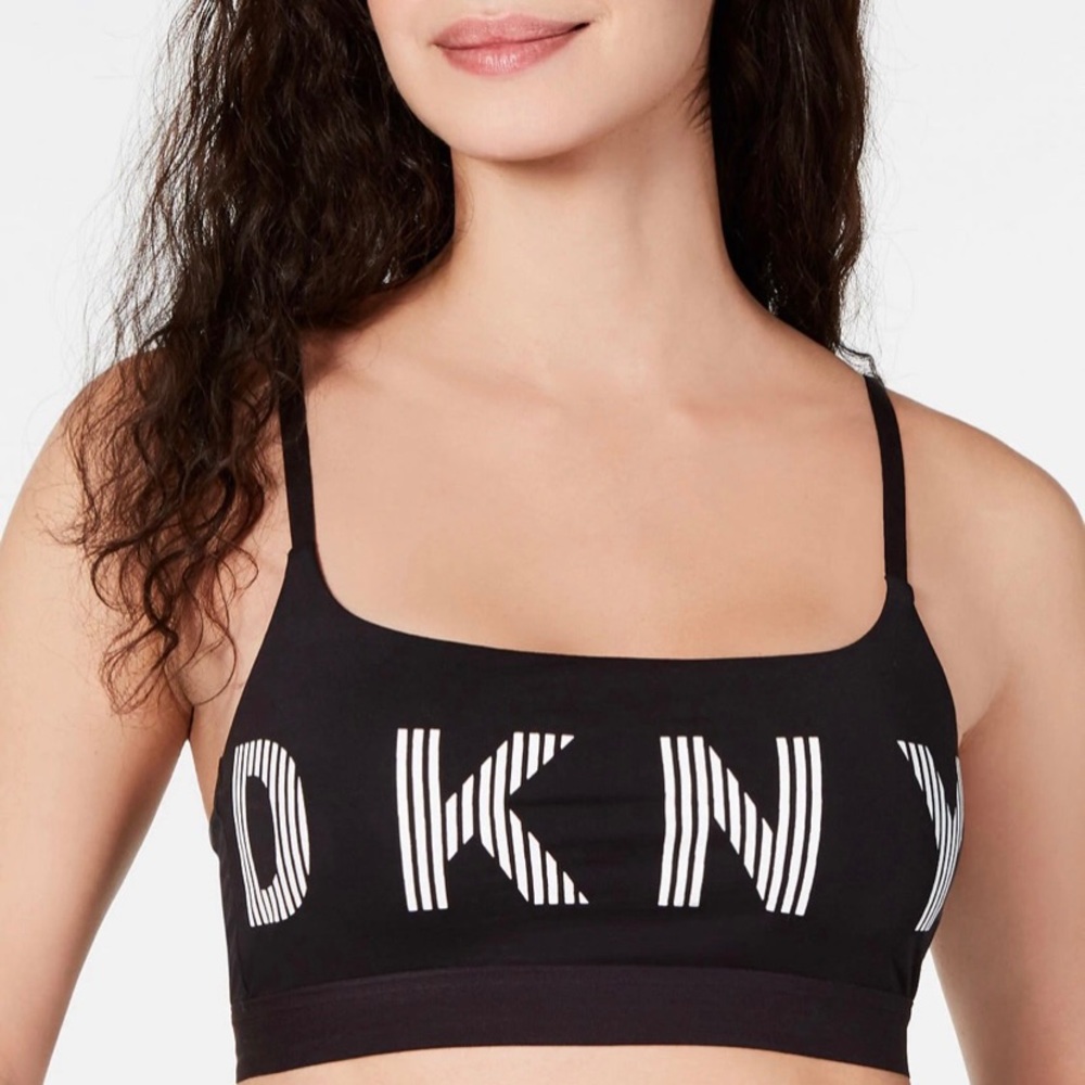 DKNY Logo Scoop Wirefree Bralette